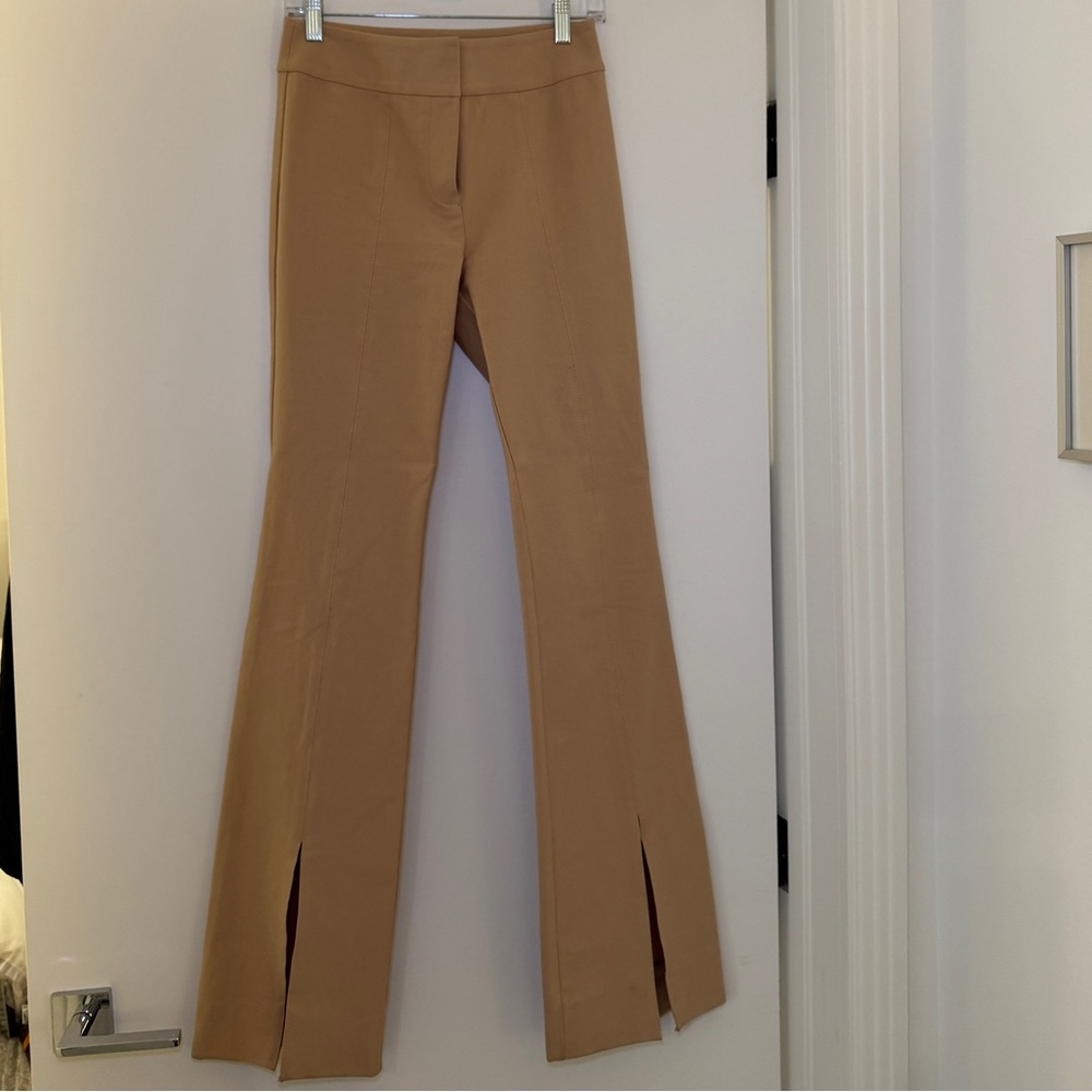 Derek Lam 10 Crosby Maeve Slit-Hem Flare Trousers